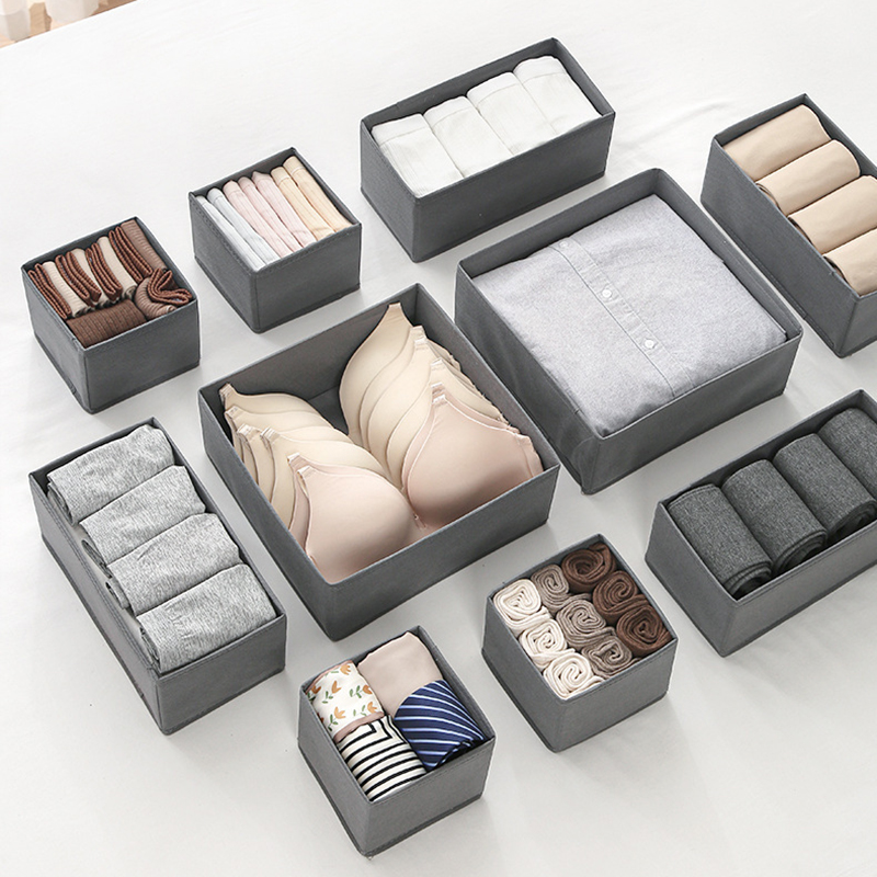 Sock Organizer Tray - Organizador de gaveta de tecido não