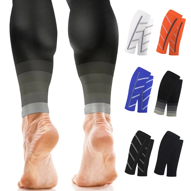 Compression Sleeve Calf - Mangas de Compressão para Panturrilhas, Protetores