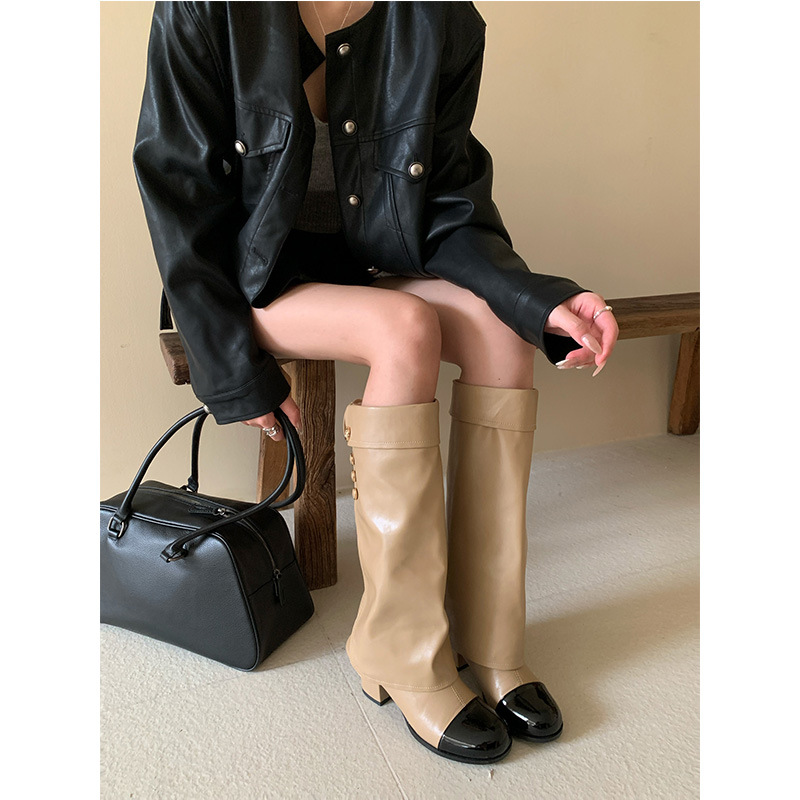 Estilo francês pequeno perfuma - Knee High Sock Women avaliação e preço