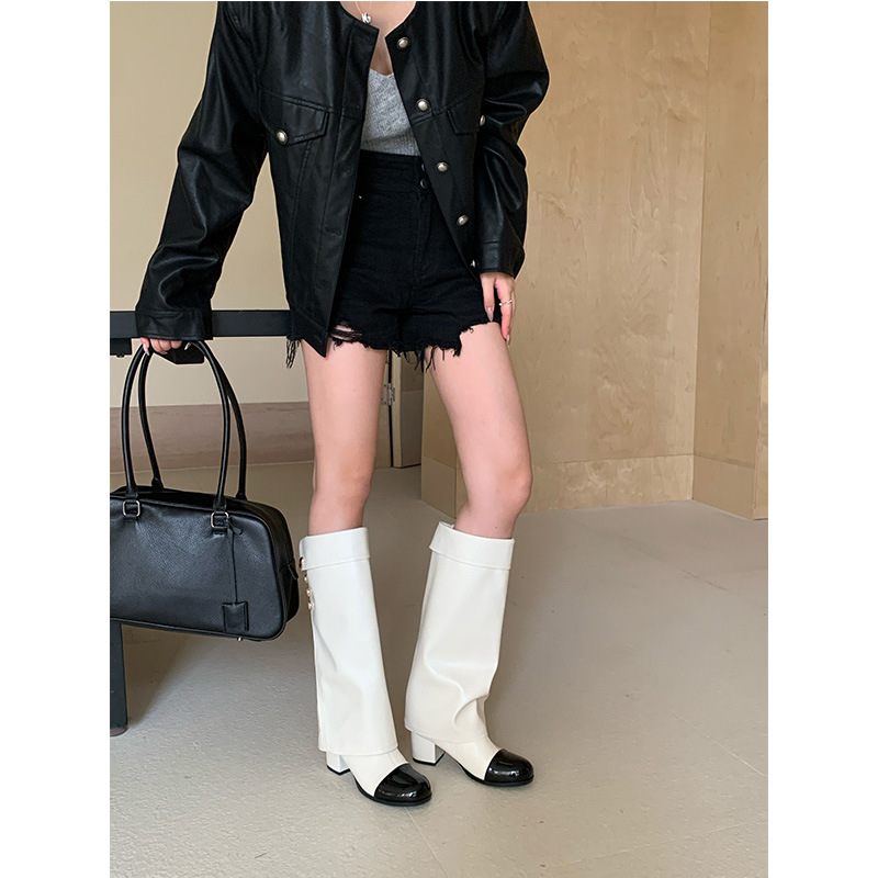 Estilo francês pequeno perfuma - Knee High Sock Women avaliação e preço