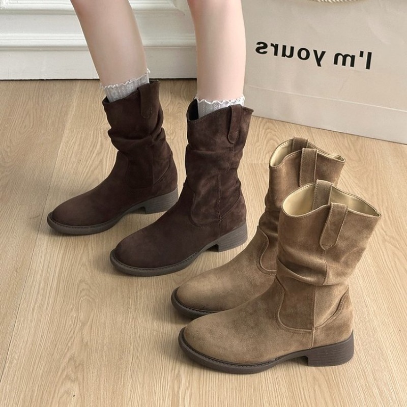 Botas femininas de cano médio, - Boot Sock Slouchy avaliação e preço