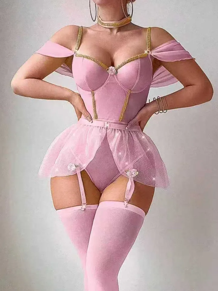 Bodysuits Sexy Brilhantes de U - Fishnet Stocking Women avaliação e preço
