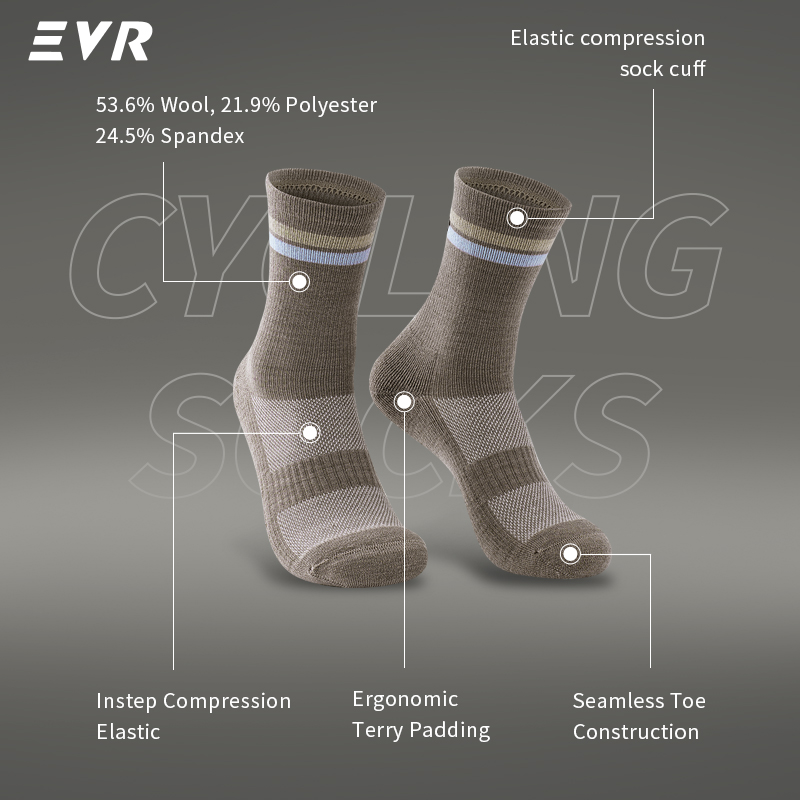 Meias de ciclismo de lã merino - Wool Hiking Sock avaliação e preço